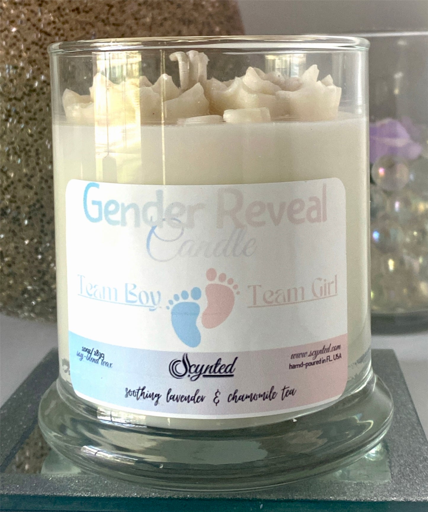 Gender Reveal Candle